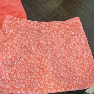 Women's Coral Patterned Skirt